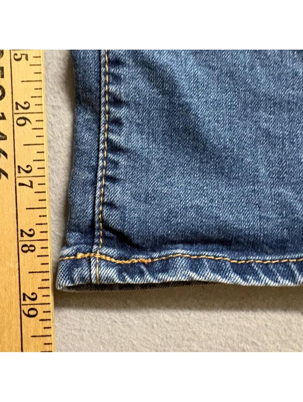 Roebuck and Co Bootcut Jeans Womens Size 2 Blue Denim Stretch Mid Rise - Picture 2 of 10